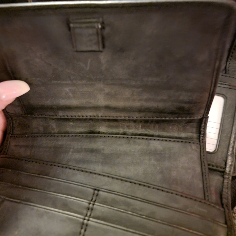 Wallet with Checkbook insert - Picture 5 of 6